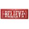 31" Believe Horizontal Holiday Wall Sign
